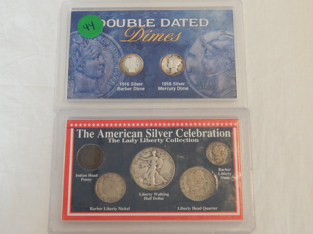 Two Silver display pieces