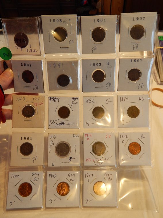 Dealer's overstock 19 misc  coins