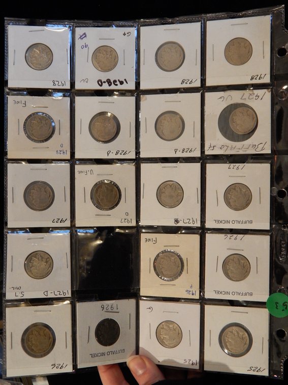 Dealer's Overstock 19 Buffalo Nickels