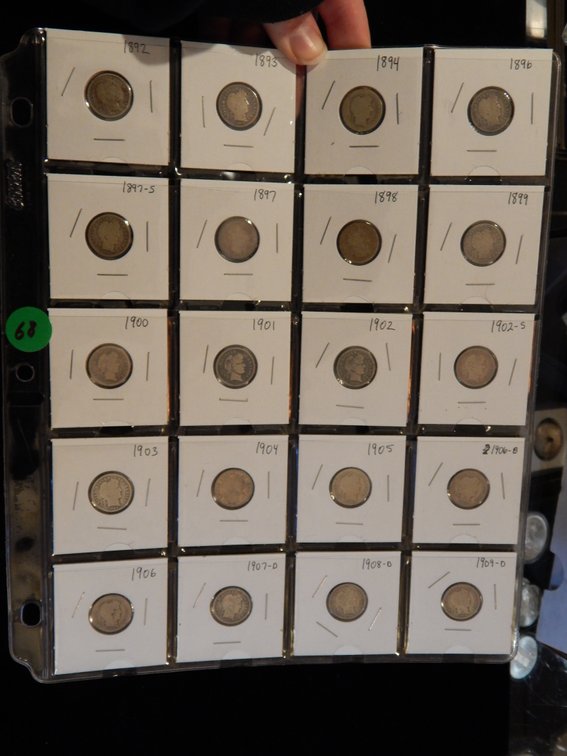 Dealer's Overstock 20 Barber Dimes