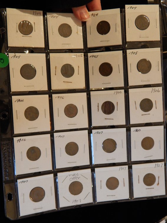 Dealer's Overstock 20 Indian Head Cents