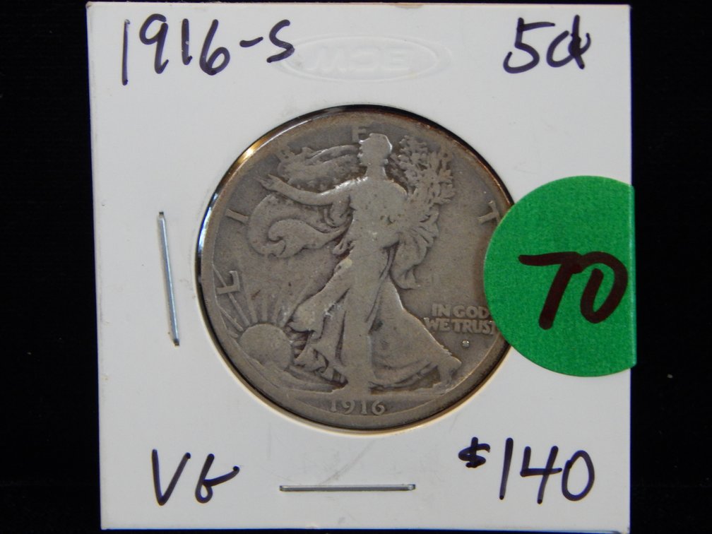 1916-S Walking Liberty Half