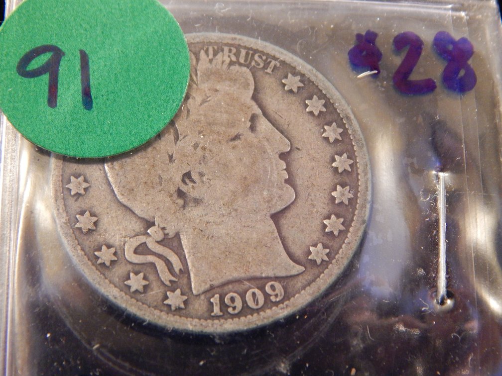 1909 Barber Half Dollar