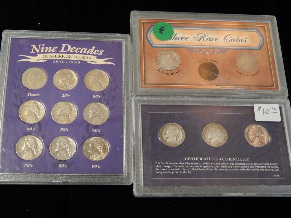 Three Nickel Collections
