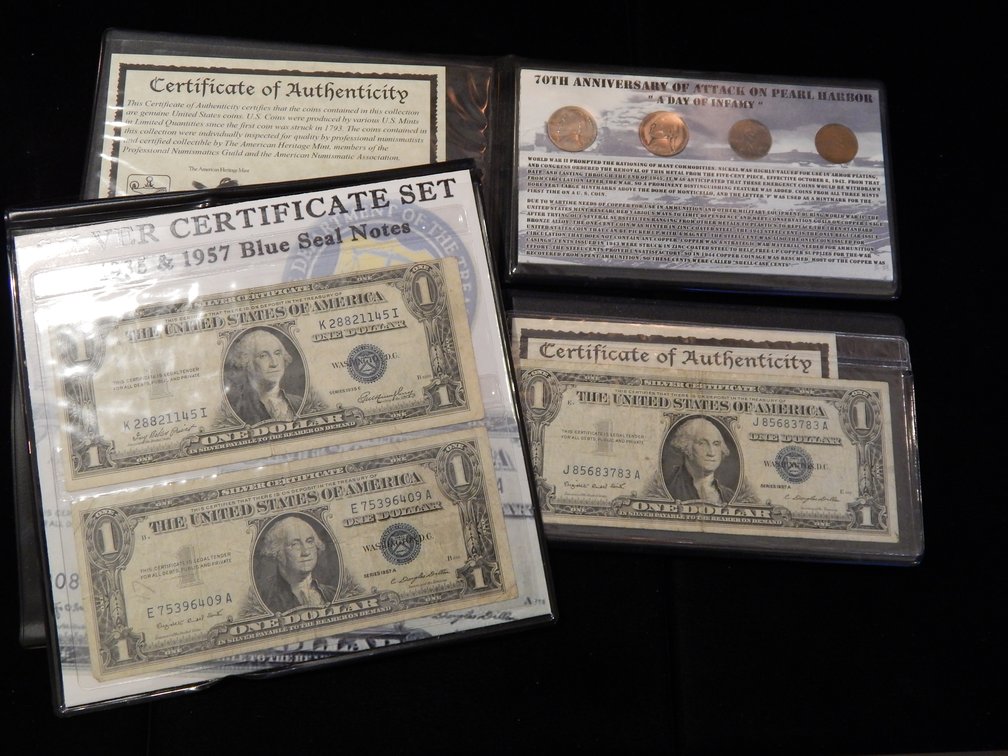 Three Coin Sets