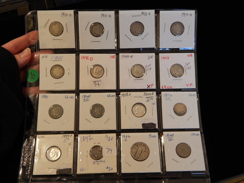 Dealer's Overstock 16 misc coins