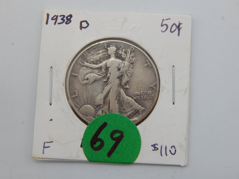 1938-D Walking Liberty Half