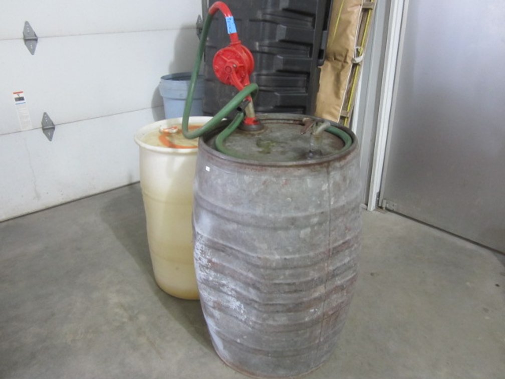 WATER AND OIL DRUMS