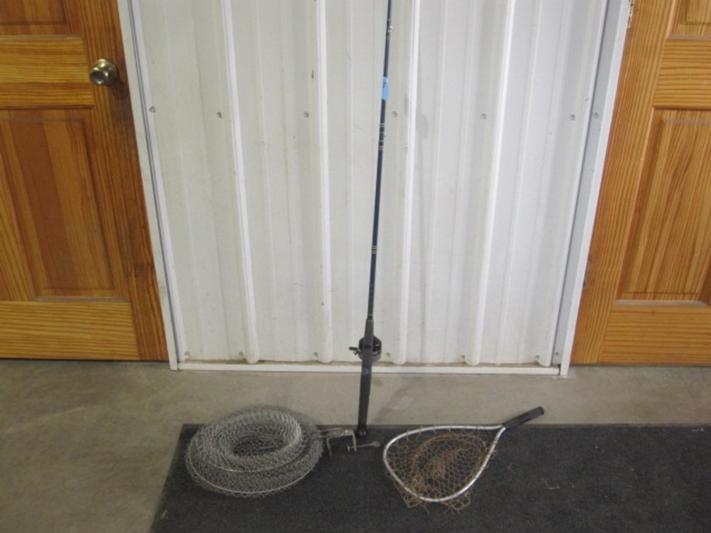 FISHING ROD AND NET