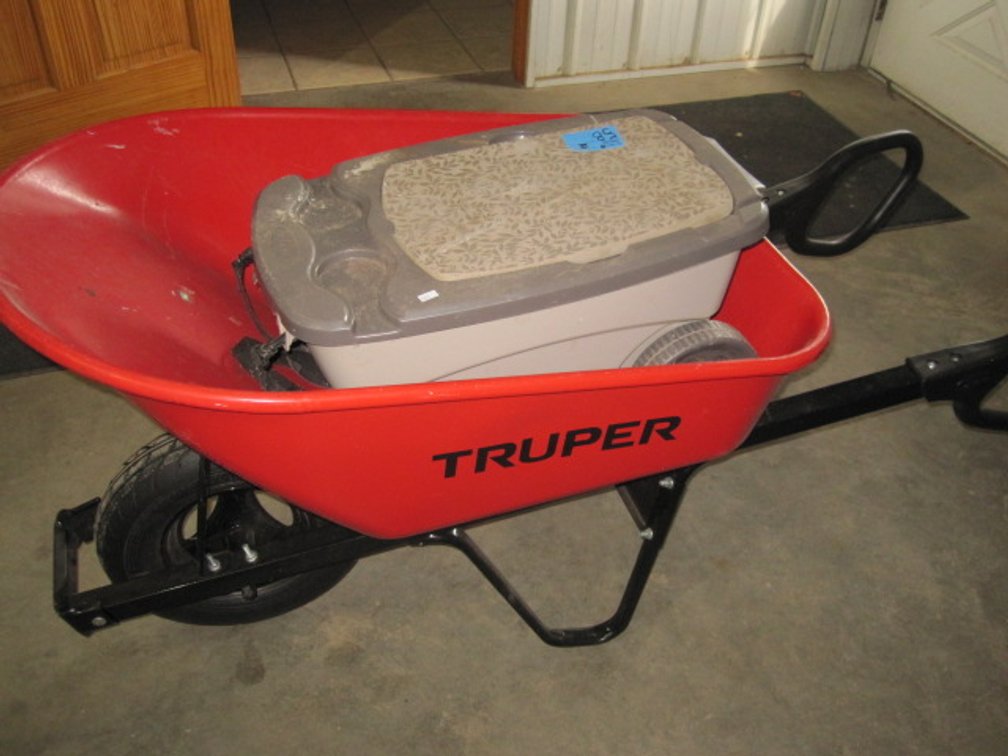 WHEELBARROW AND GARDEN CART