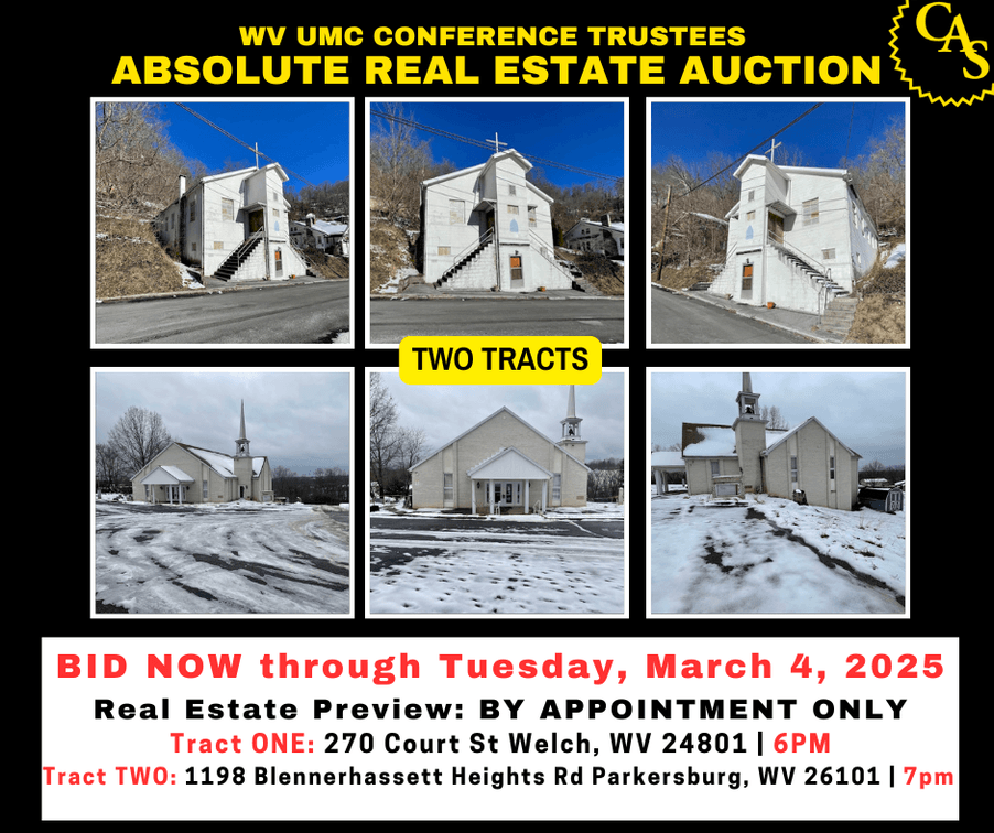 Image for WV UMC ABSOLUTE REAL ESTATE AUCTION 2