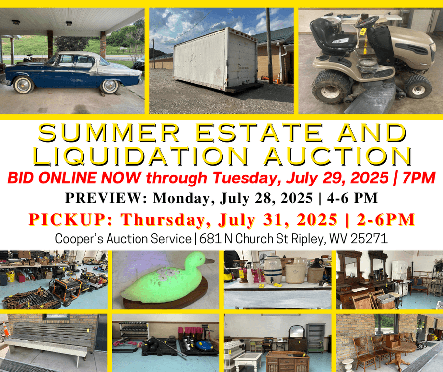 Image for Summer Estate and Liquidation Auction