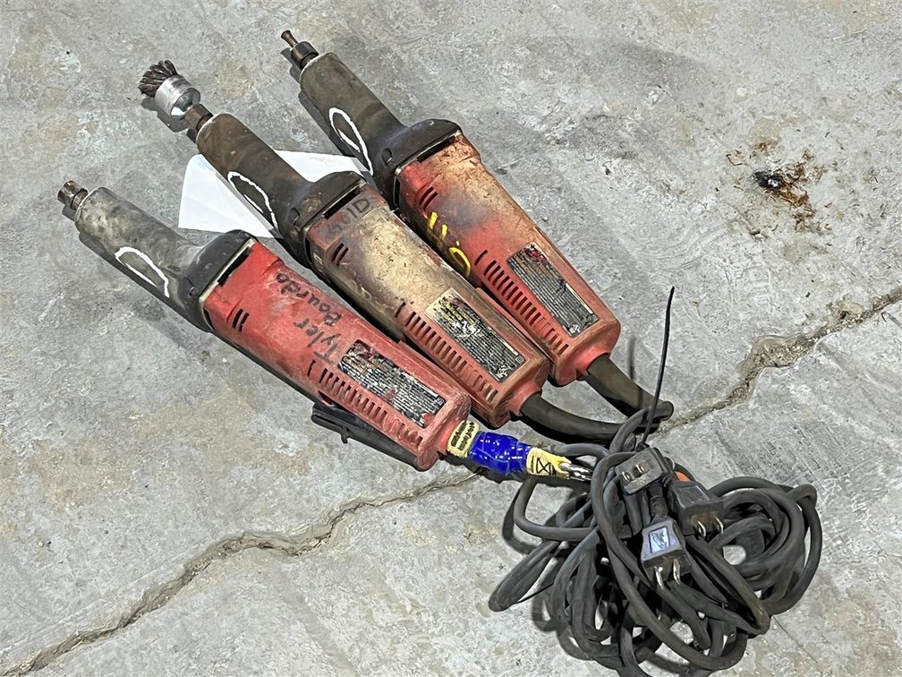 LOT OF THREE MILWAUKEE 2 INCH DIE GRINDERS