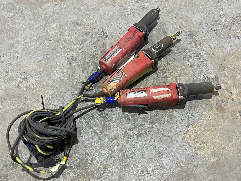LOT OF THREE MILWAUKEE 2 INCH DIE GRINDERS