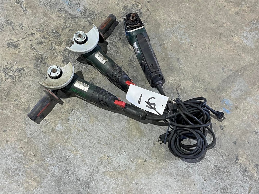 LOT OF THREE MATABO ANGLE GRINDERS