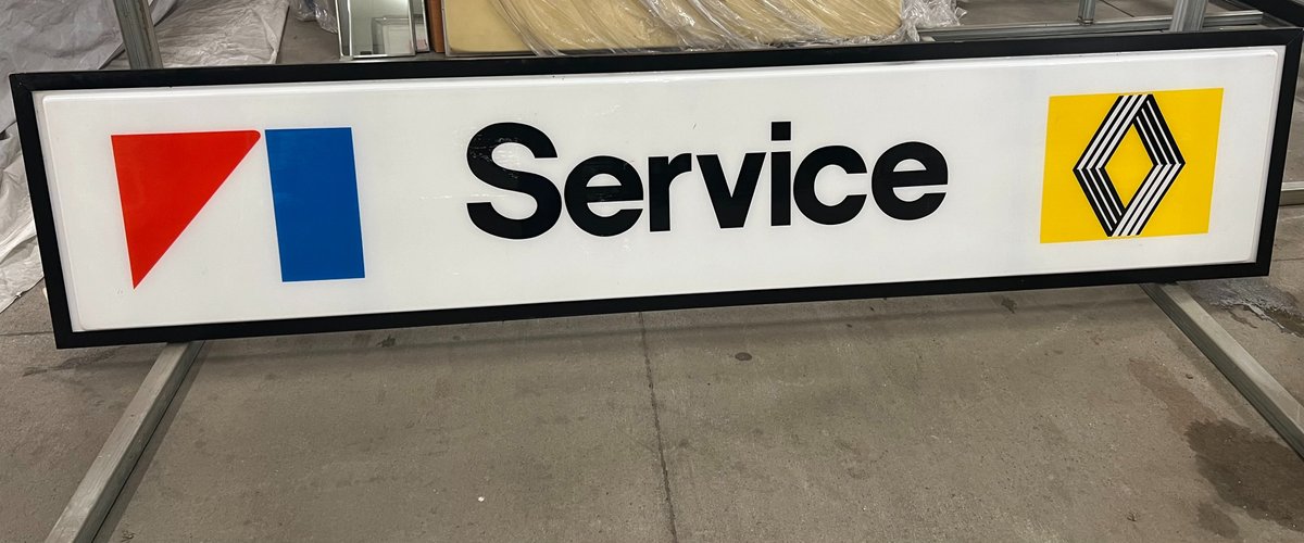 AMC JEEP-RENAULT DEALER SERVICE SIGN