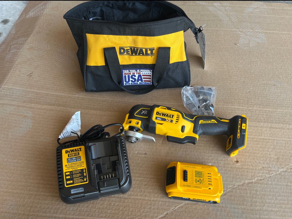 DEWALT DCS356 OSCILLATING MULTI TOOL 