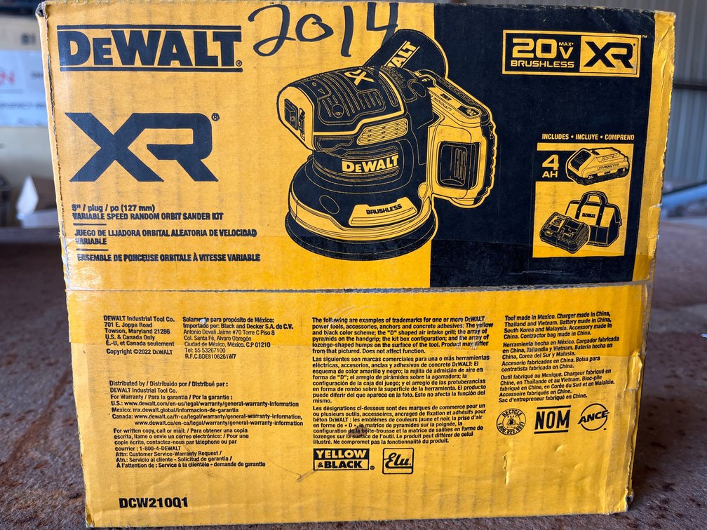 DEWALT XR ORBIT PALM SANDER 