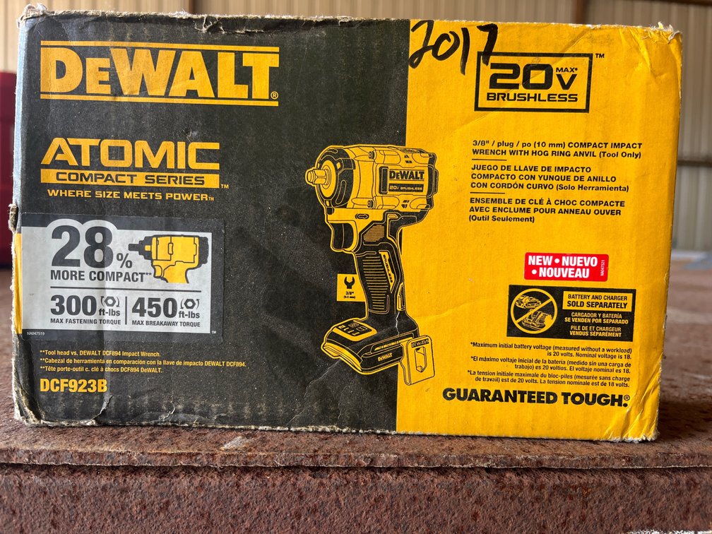 DEWALT DCF923B IMPACT WRENCH 