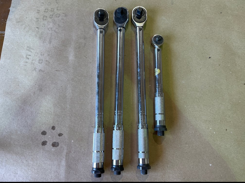 LOT OF 4 TORC WRENCHES 