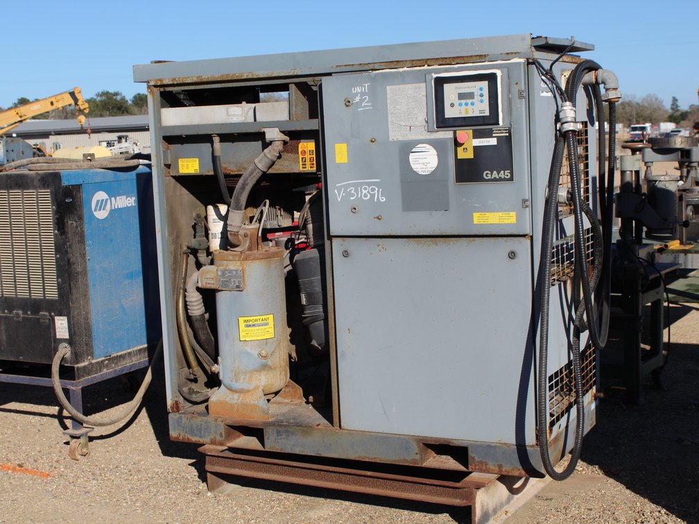 ATLAS COPCO, GA45 SHOP AIR COMPRESSOR