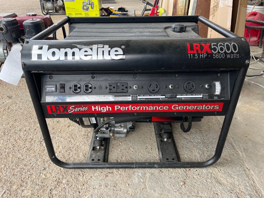 HOMELITE LRX5600 GENERATOR