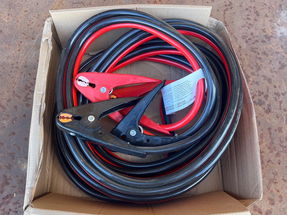 HEAVY DUTY BOOSTER CABLES APPEARS UNUSED