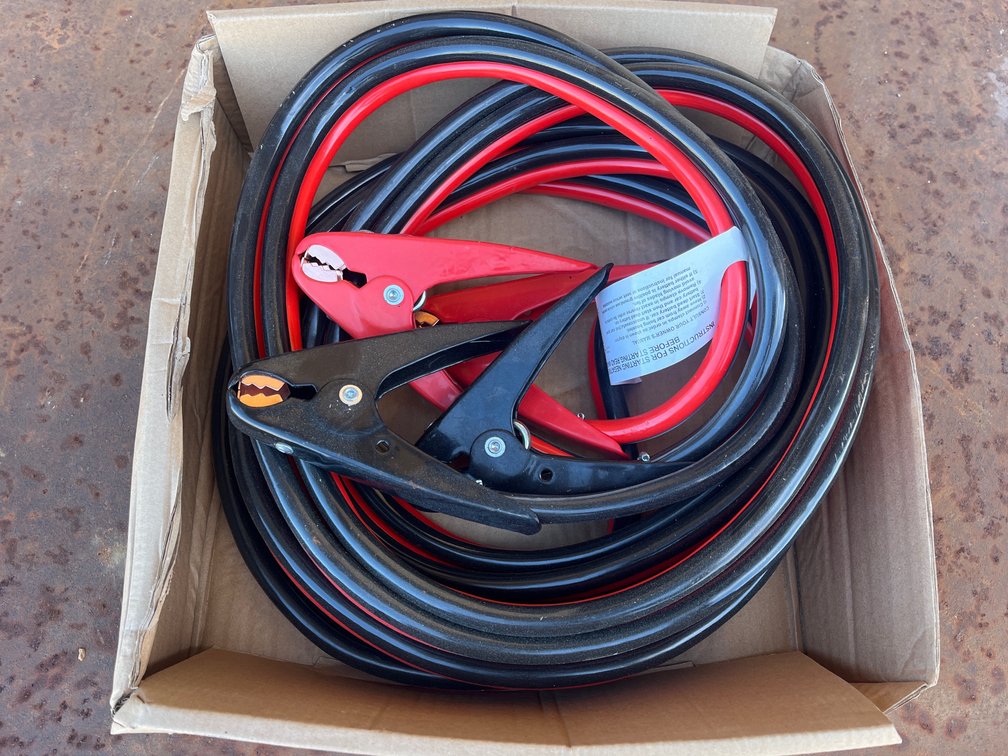 HEAVY DUTY BOOSTER CABLES APPEARS UNUSED