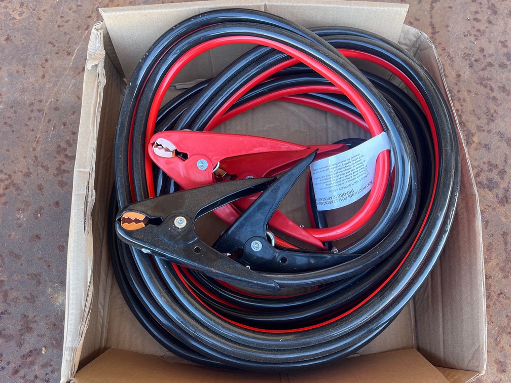 HEAVY DUTY BOOSTER CABLES APPEARS UNUSED