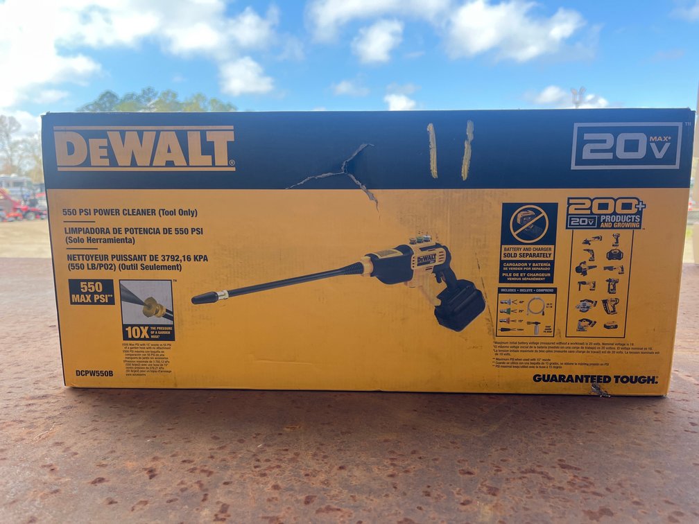 DEWALT PRESSURE WASHER 20V