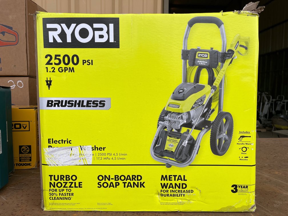 RYOBI 2500PSI PRESSURE WASHER