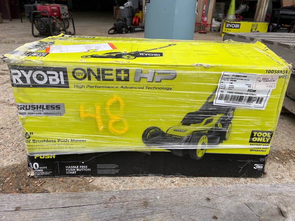 RYOBI 18V PUSH MOWER