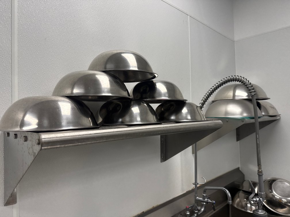 STAINLESS BOWLS, CAKE PANS, UTENSILS, AND CANISTERS