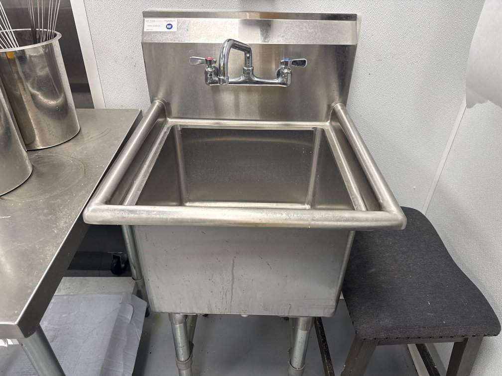 SERVWARE STAINLESS STEEL SINGLE SINK