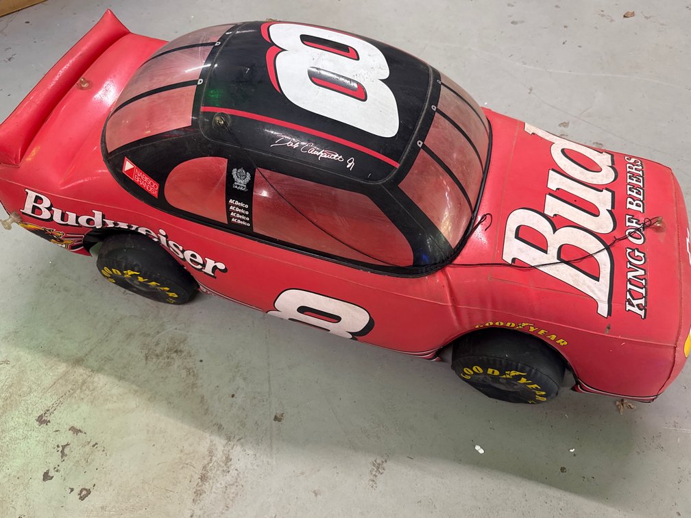 DALE EARNHARDT JR. BUDWEISER INFLATABLE CAR
