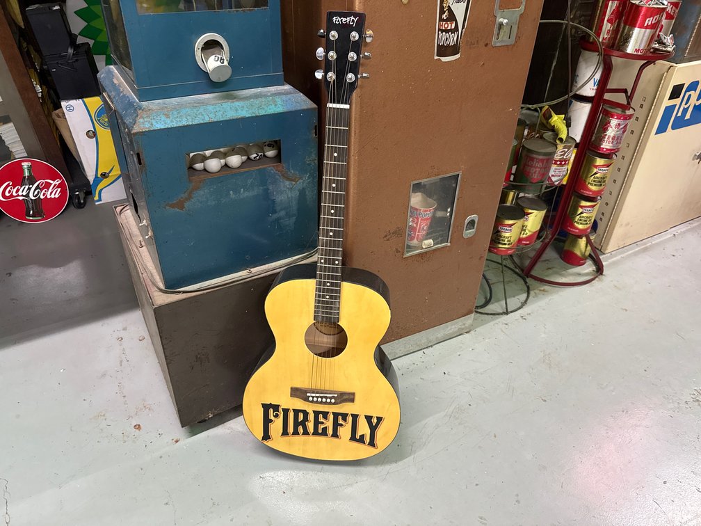 FIREFLY DISPLAY GUITAR WITH CASE