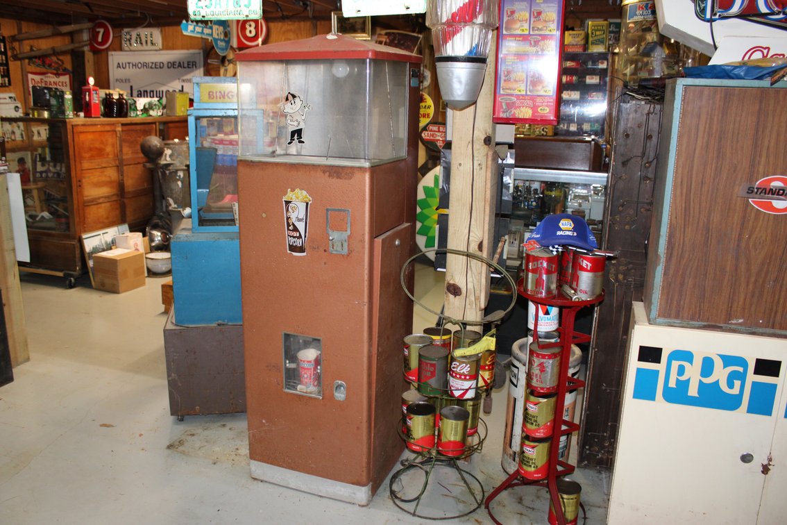 VINTAGE POPCORN WARMING STATION
