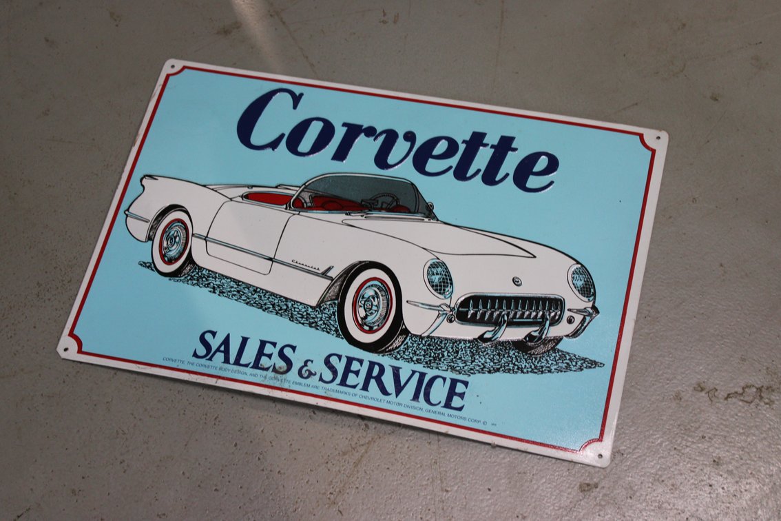 CORVETTE SALES & SERVICE SIGN