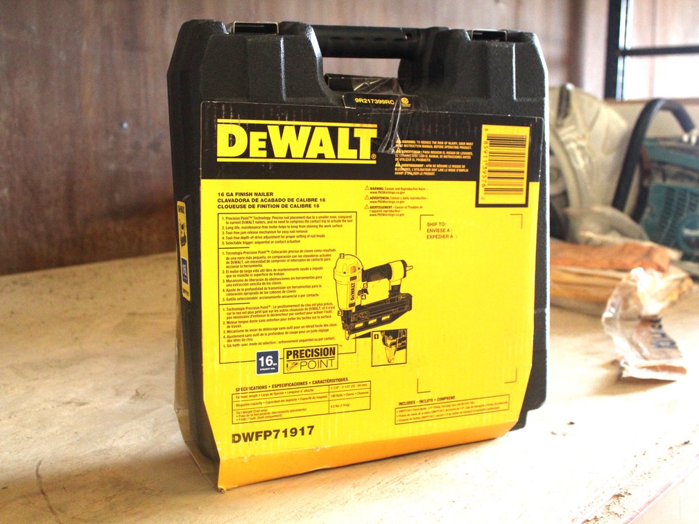 DEWALT 16GA PRECISION POINT FINISH NAILER