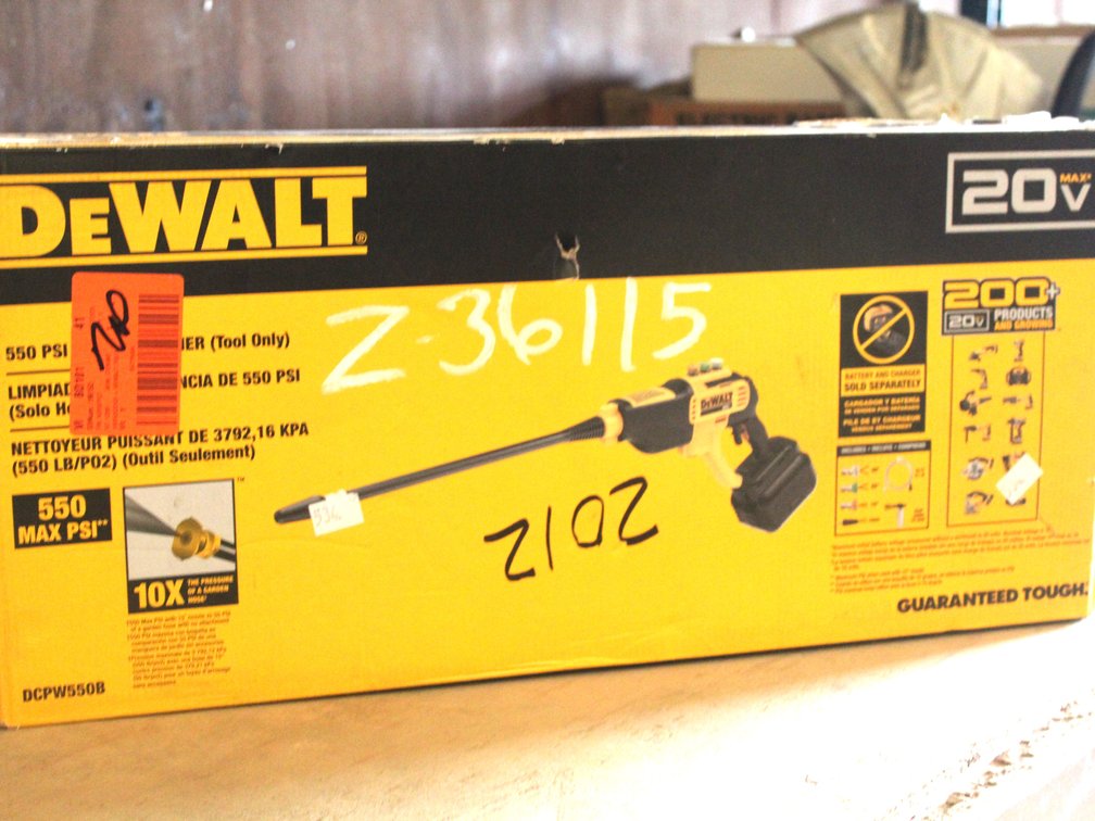 DEWALT 550 PSI POWER CLEANER