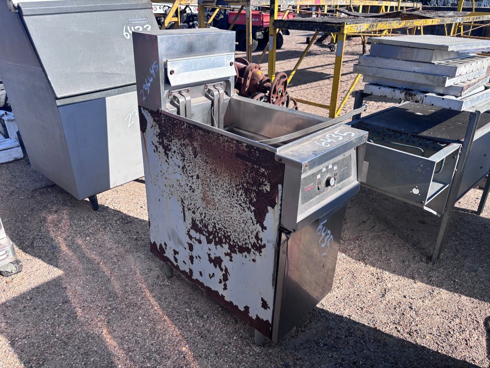 STAINLESS DOUBLE FRYER