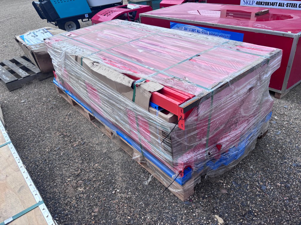 40FT 6 SECTION HEAVY DUTY METAL STORAGE SHELVES
