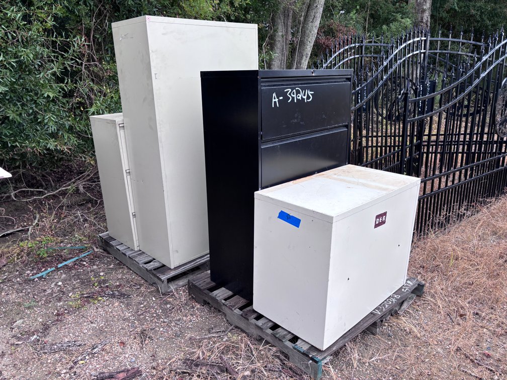 (4) OFFICE FILING CABINETS