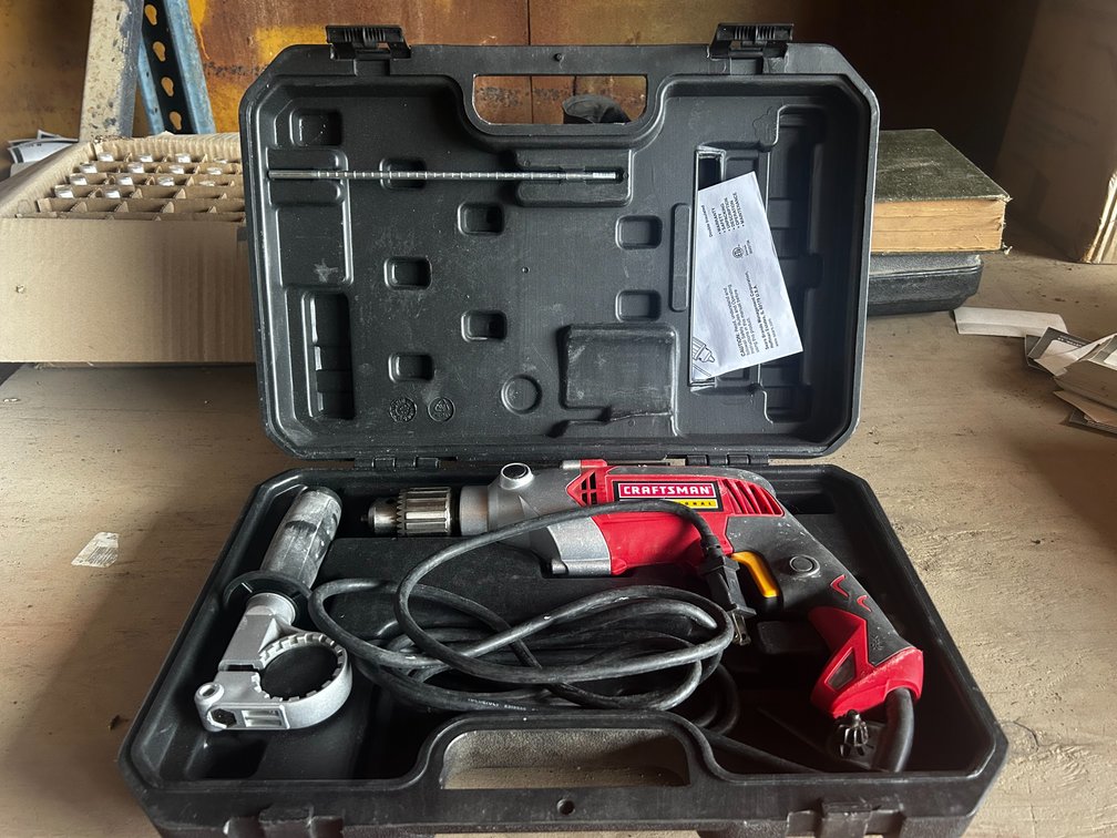 CRAFTSMAN 1/2IN ELECTRIC HAMMER DRILL