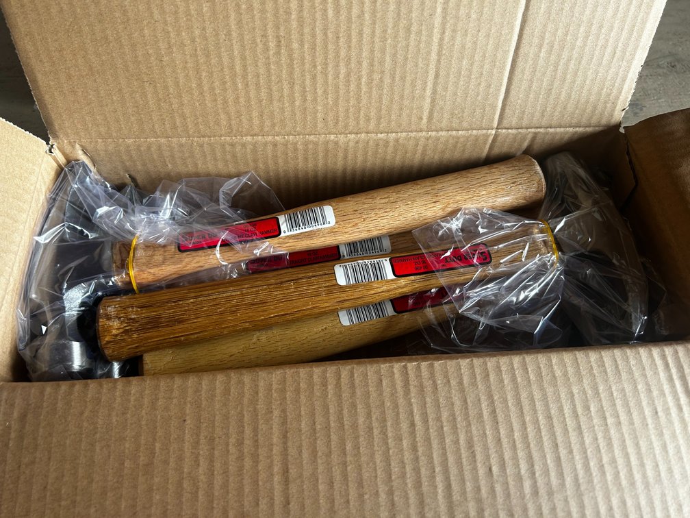 (2) BOXES OF CLAW HAMMERS
