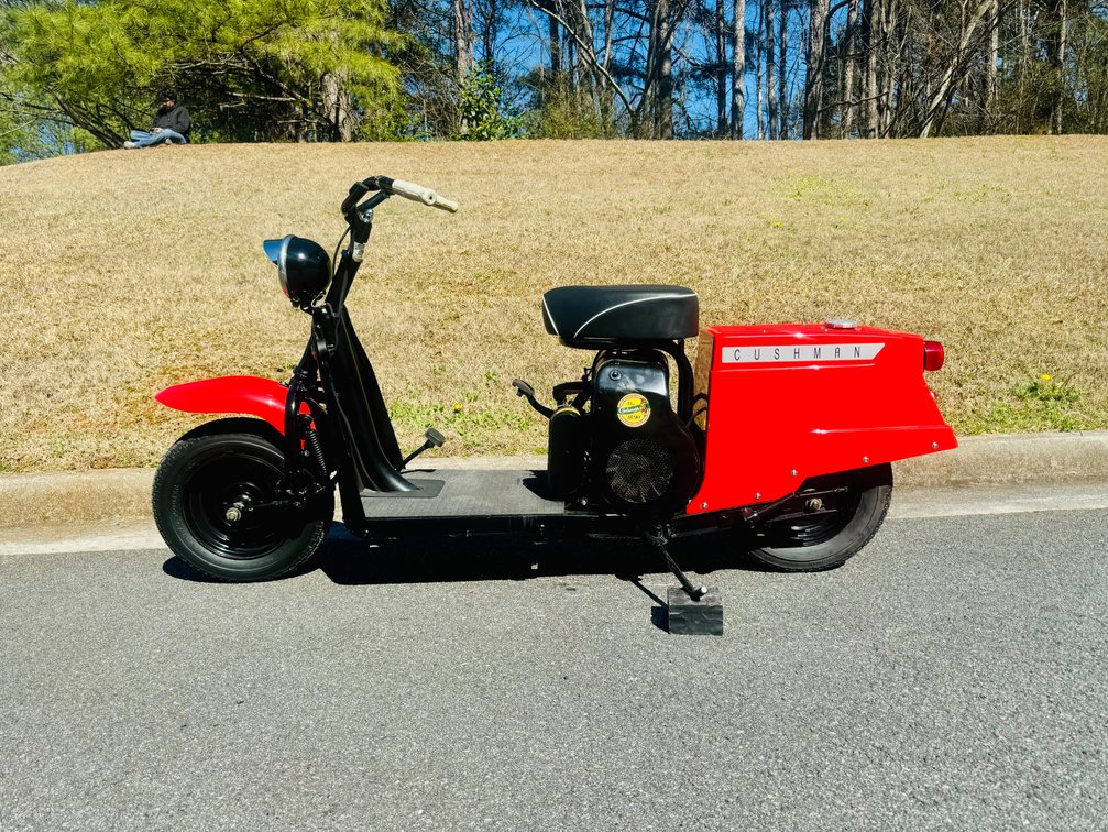 Offered at No Reserve | 1958 CUSHMAN HIGHLANDER STEP-THROUGH MODEL 721
