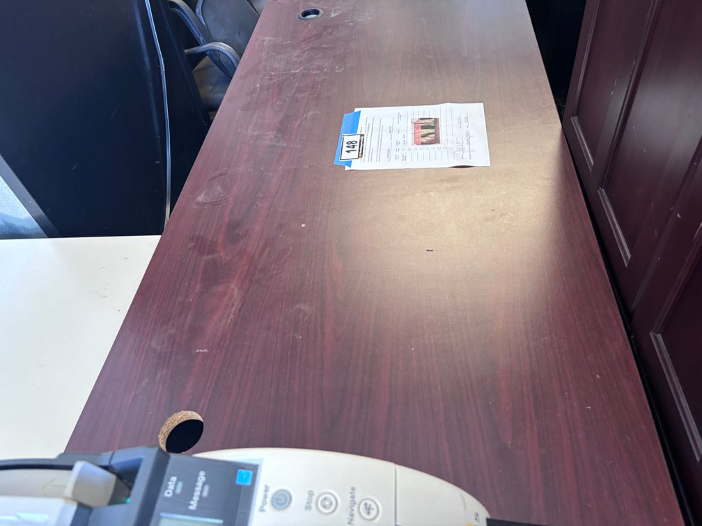 Wooden Desk  (Four Drawers)