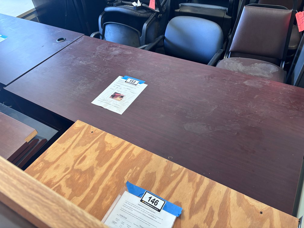 Wooden Desk  (Two Drawers)