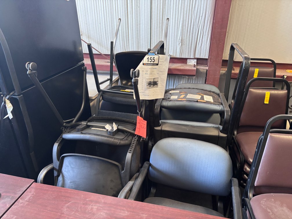 Chairs Stationary (12 brown & 11 mixed) - Quanity of 23