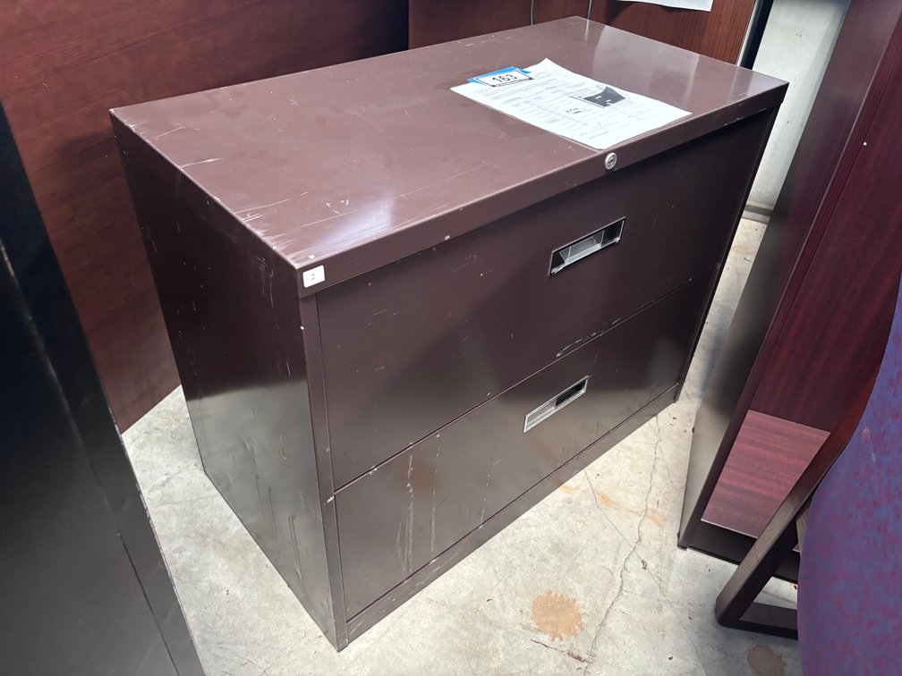 (2) Two Drawer File Cabinet